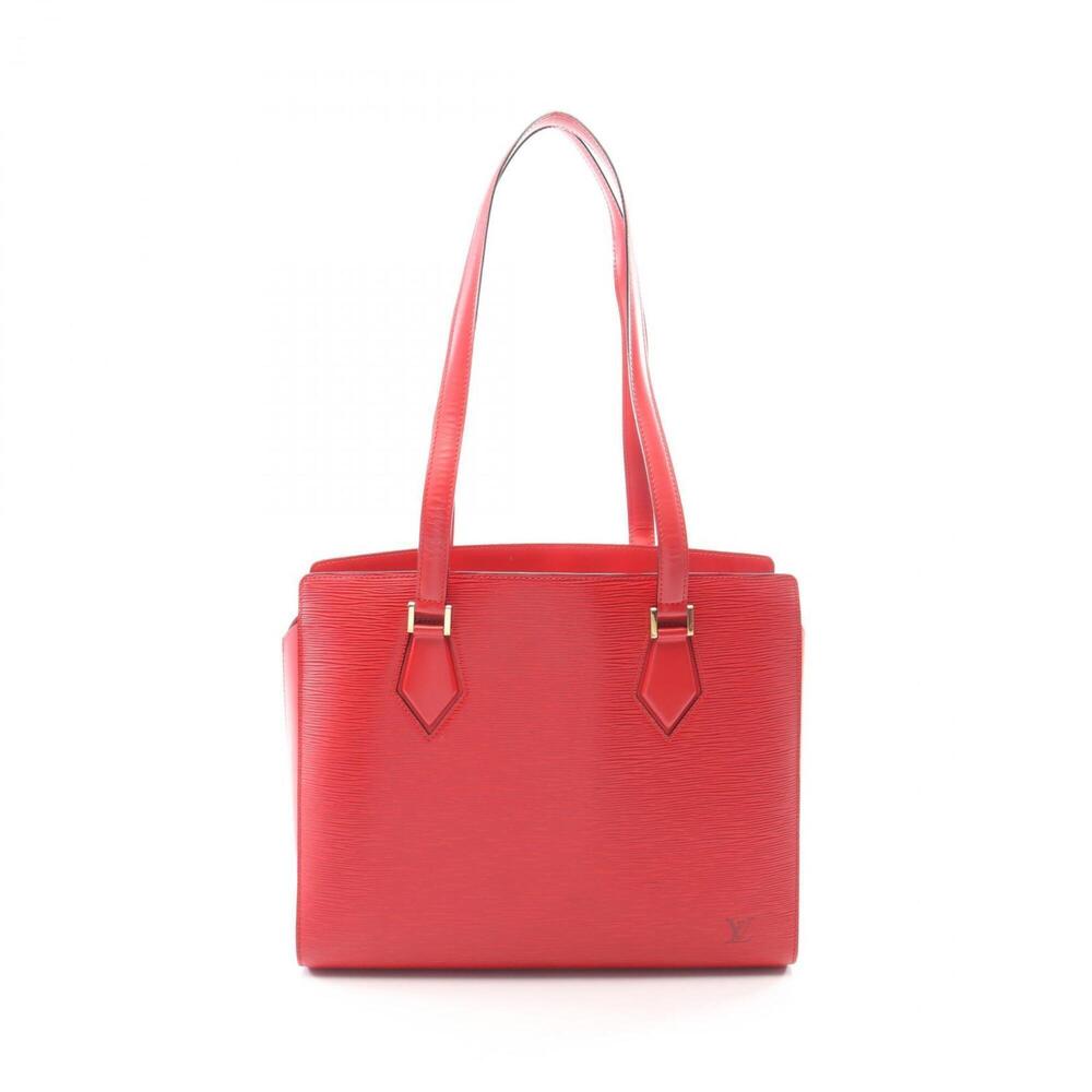 Louis Vuitton Duplex Shoulder Bag/Handbag, Leather, Epi Women's, Red, M52427